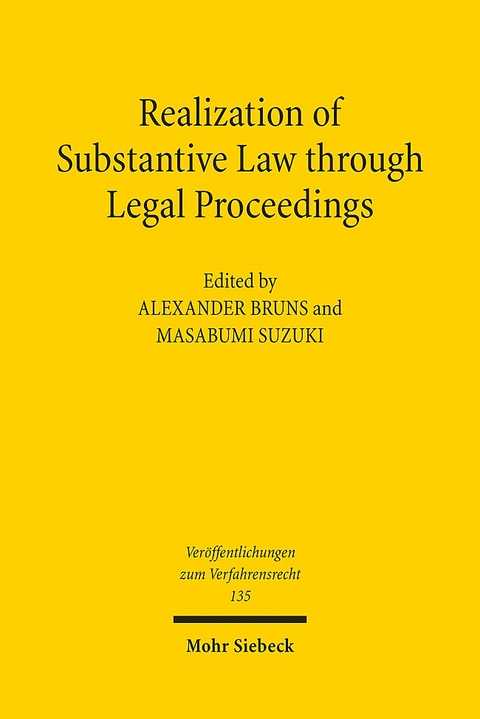 Realization of Substantive Law through Legal Proceedings - 