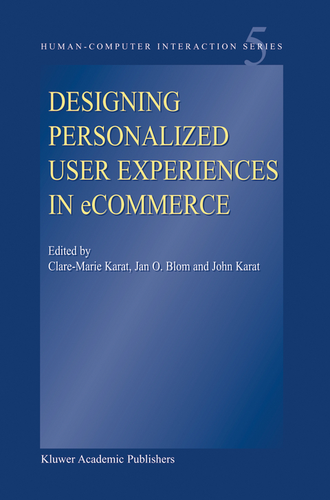 Designing Personalized User Experiences in eCommerce - 