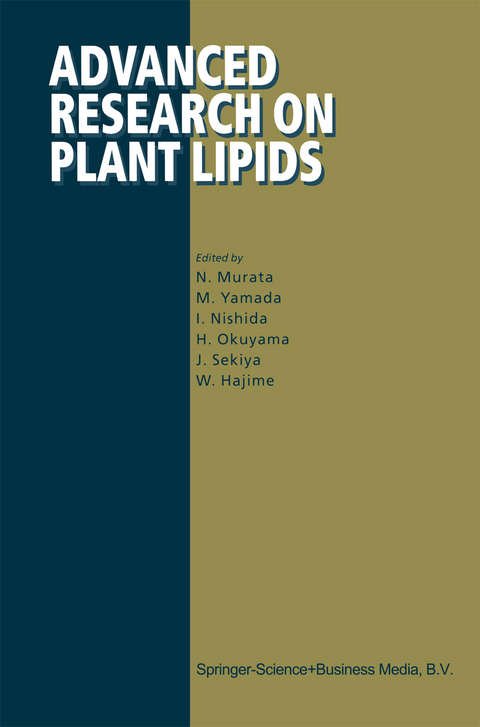 Advanced Research on Plant Lipids - 