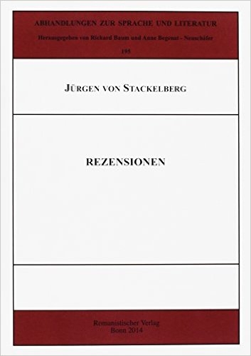 Rezensionen - Jürgen von Stackelberg