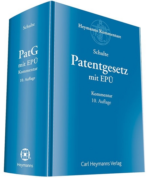 Patentgesetz mit Europäischem Patentübereinkommen - 