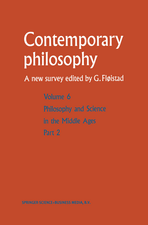 Philosophie et science au Moyen Age / Philosophy and Science in the Middle Ages - 