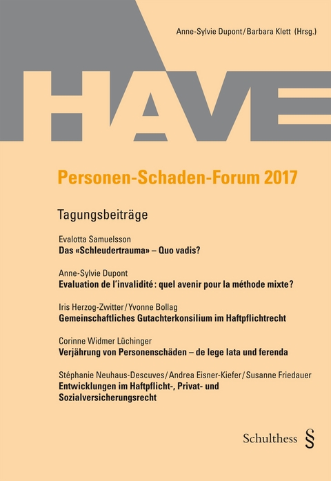 Personen-Schaden-Forum 2017 - 