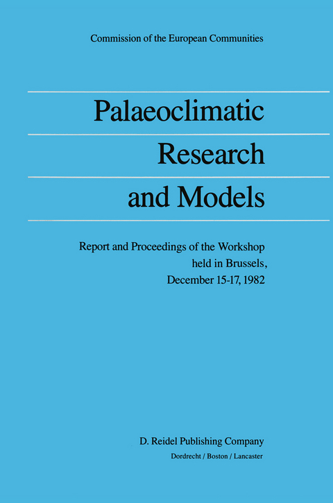 Palaeoclimatic Research and Models - 