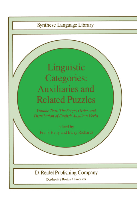 Linguistic Categories: Auxiliaries and Related Puzzles - 