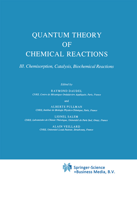 Quantum Theory of Chemical Reactions - 