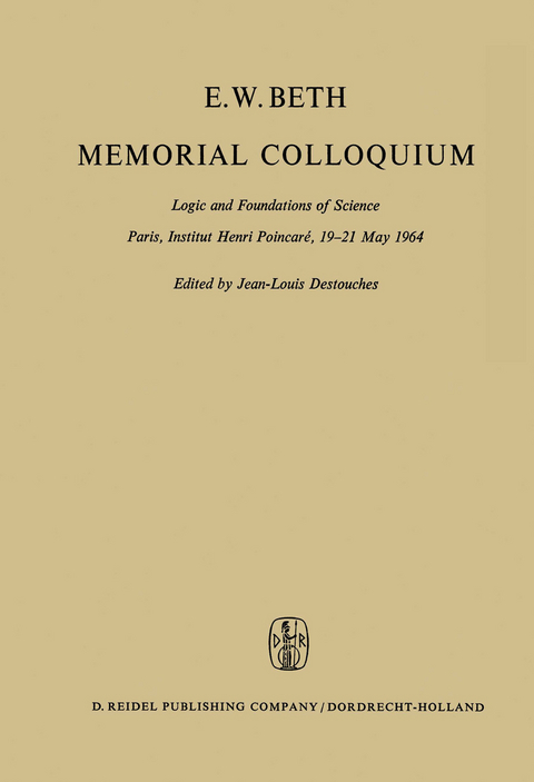 E.W. Beth Memorial Colloquium - J.L. Destouches