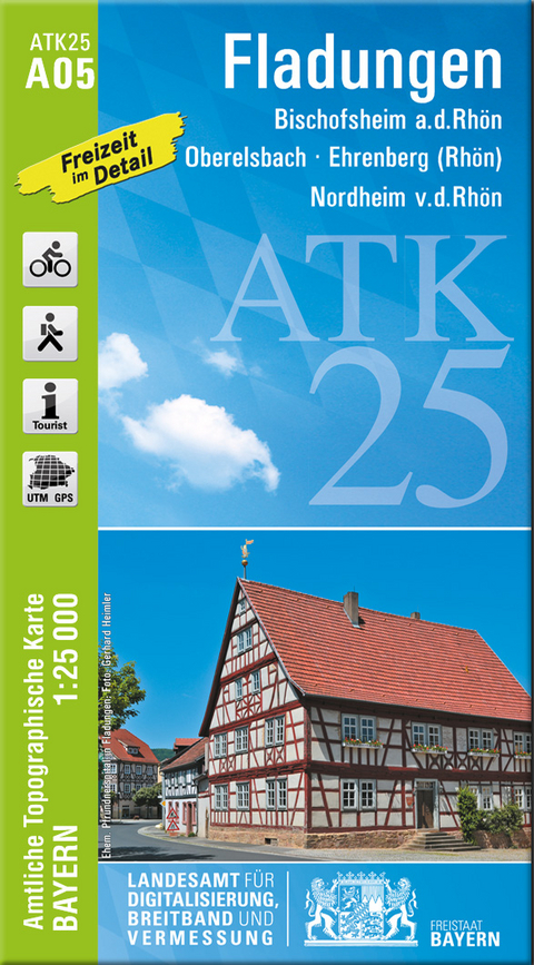 ATK25-A05 Fladungen (Amtliche Topographische Karte 1:25000)