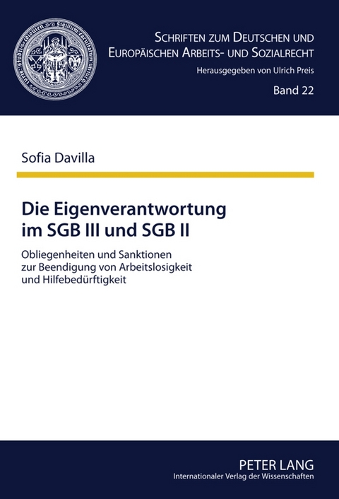 Die Eigenverantwortung im SGB III und SGB II - Sofia Davilla-Temming