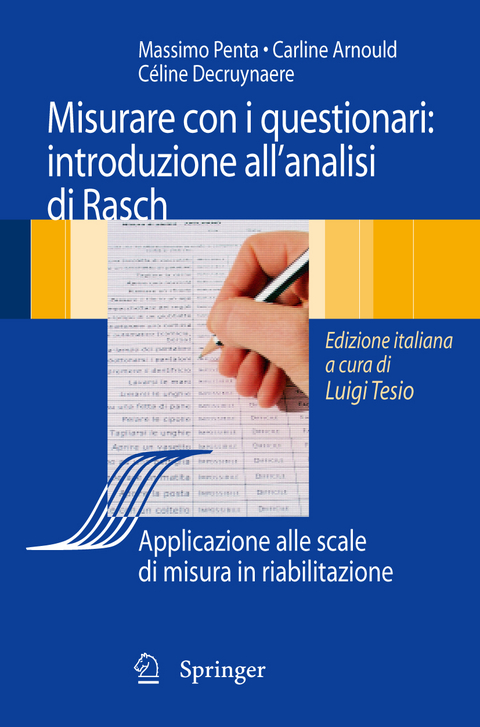 Analisi di Rasch e questionari di misura - Massimo Penta, Carlyne Arnould, Céline Decruynaere