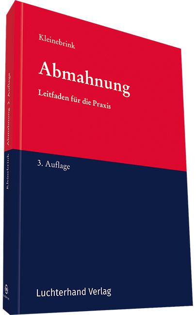 Abmahnung - Kleinebrink Wolfgang