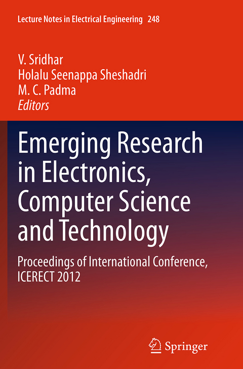 Emerging Research in Electronics, Computer Science and Technology - 