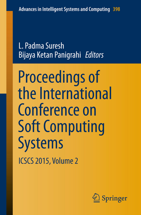 Proceedings of the International Conference on Soft Computing Systems - 