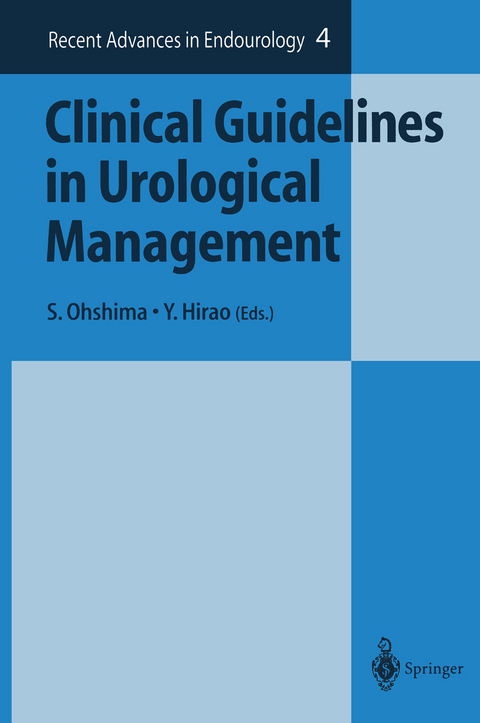 Clinical Guidelines in Urological Management - 