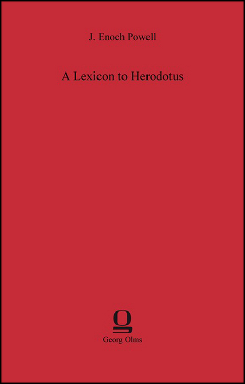 A Lexicon to Herodotus - J. Enoch Powell