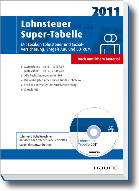 Lohnsteuer Super-Tabelle 2011