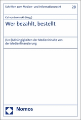 Wer bezahlt, bestellt - 