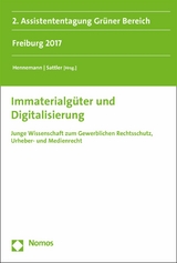 Immaterialgüter und Digitalisierung - 