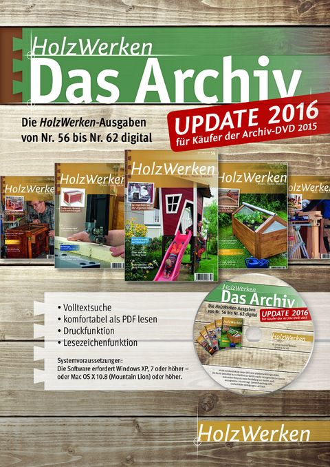 HolzWerken - Das Archiv Update 2016