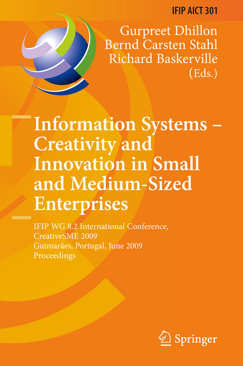 Information Systems -- Creativity and Innovation in Small and Medium-Sized Enterprises - 