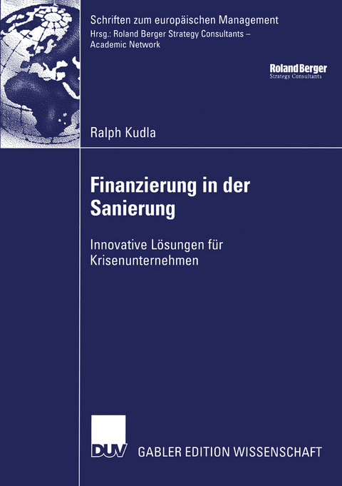 Finanzierung in der Sanierung - Ralph Kudla