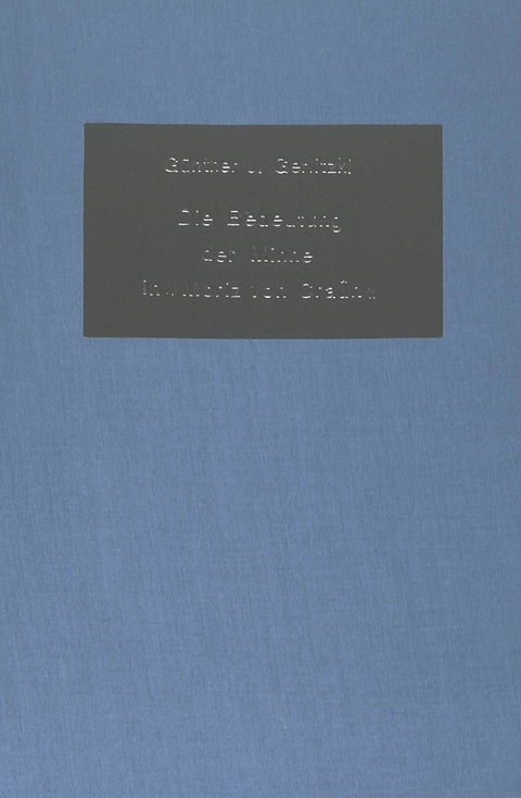 Die Bedeutung der Minne in «Moriz von Craûn»