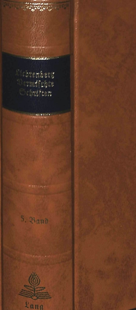 Georg Christoph Lichtenberg's vermischte Schriften - 