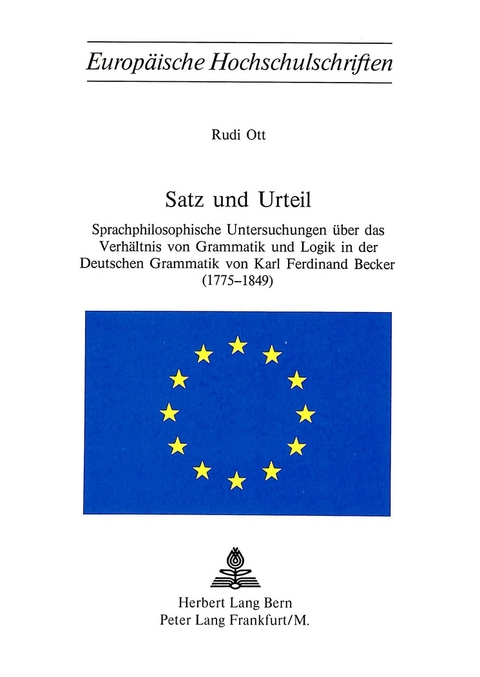 Satz und Urteil - Rudi Ott