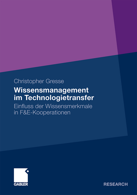 Wissensmanagement im Technologietransfer - Christopher Gresse