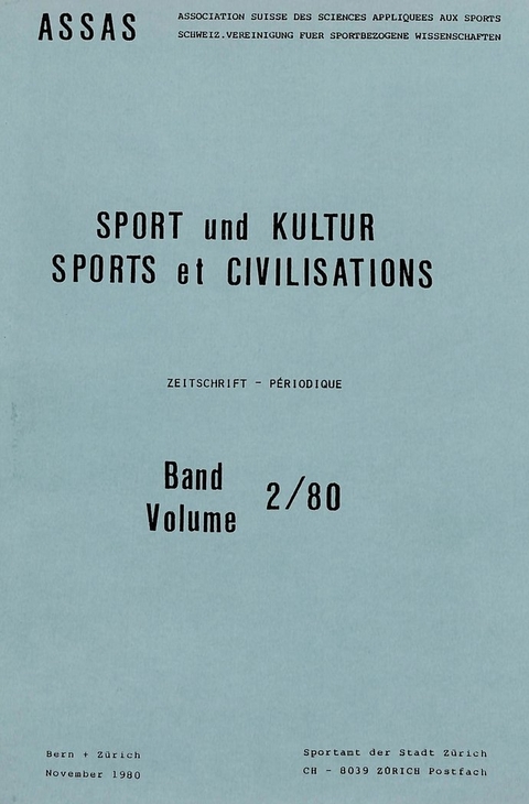 Sport und Kultur / Sports et civilisations