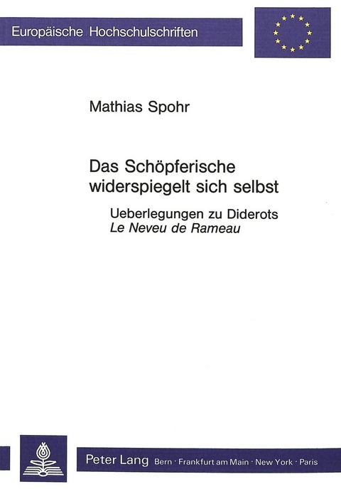 Das Schöpferische widerspiegelt sich selbst - Matthias Spohr