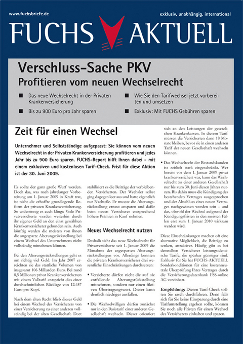 Verschluss-Sache PKV