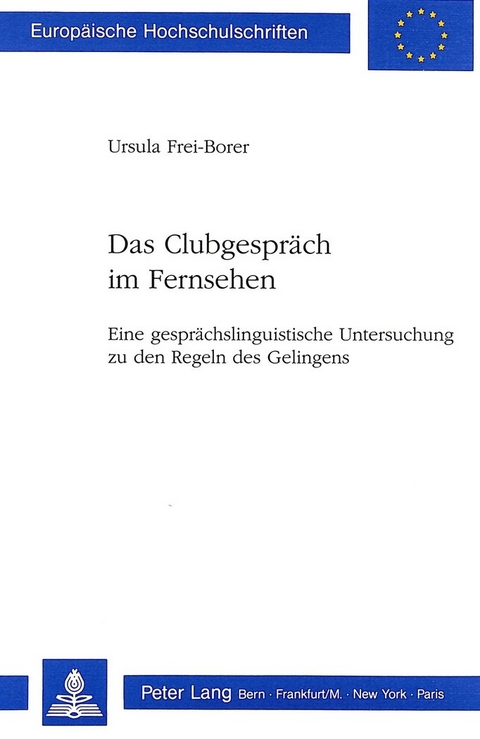 Das Clubgespräch im Fernsehen - Ursula Frei-Borer