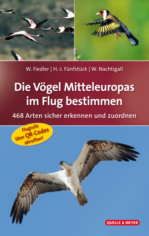 Die Vögel Mitteleuropas im Flug bestimmen - Wolfgang Fiedler, Hans-Joachim Fünfstück, Werner Nachtigall