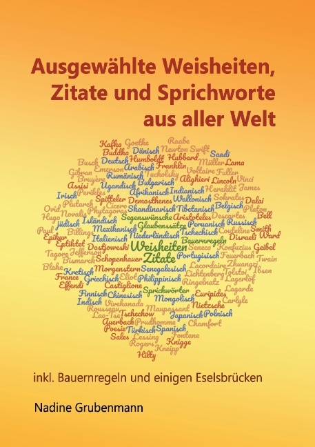 Ausgewählte Weisheiten, Zitate und Sprichworte aus aller Welt - Nadine Grubenmann