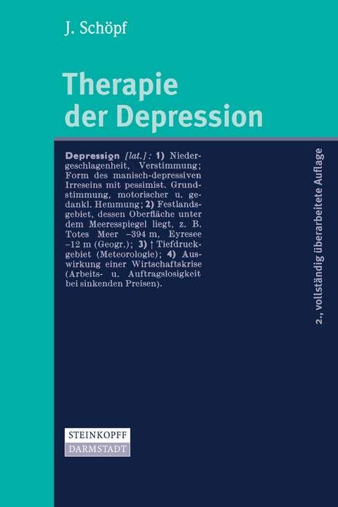 Therapie der Depression - J. Schöpf