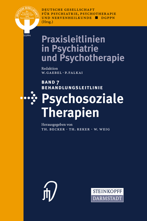 Behandlungsleitlinie Psychosoziale Therapien - 