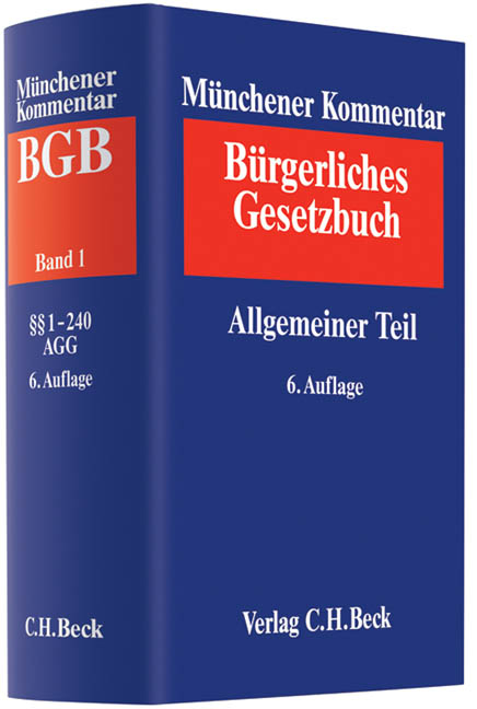 Münchener Kommentar zum Bürgerlichen Gesetzbuch - 