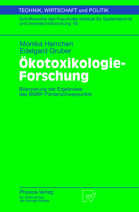 Ökotoxikologie-Forschung - Monika Herrchen, Edelgard Gruber