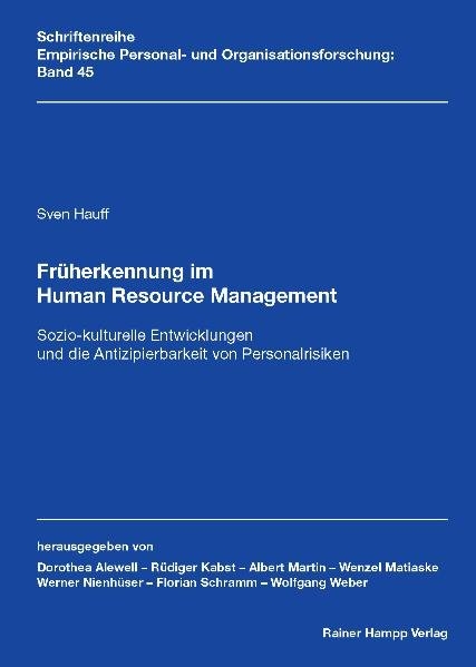 Früherkennung im Human Resource Management - Sven Hauff