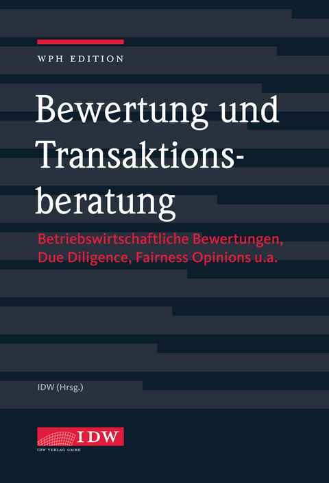 Bewertung und Transaktionsberatung mit Online-Ausgabe - 