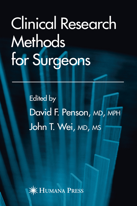 Clinical Research Methods for Surgeons - 