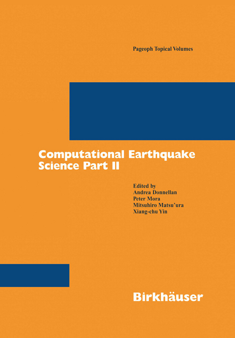 Computational Earthquake Science Part II - 