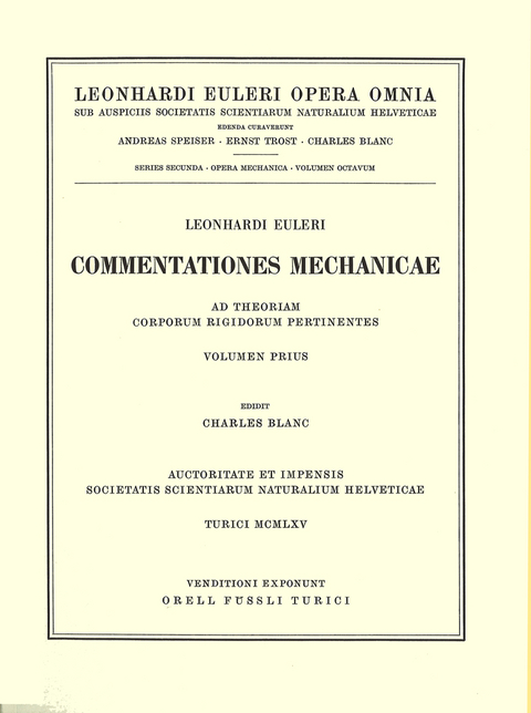 Mechanica sive motus scientia analytice exposita 2nd part - Leonhard Euler