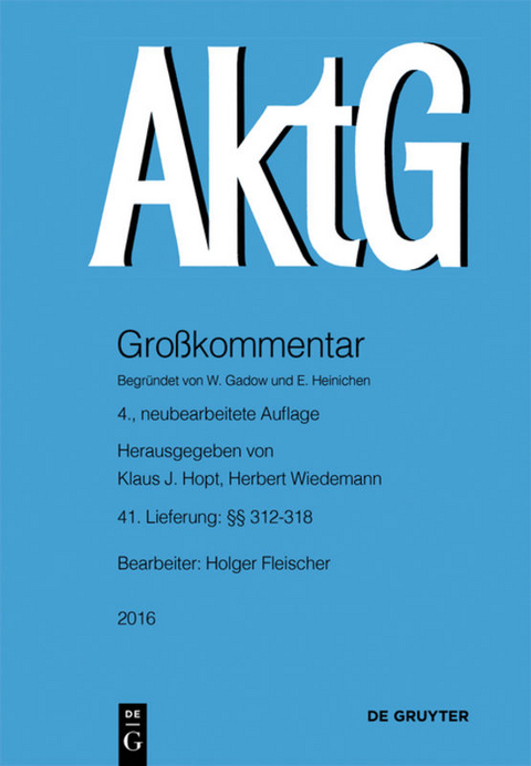 Aktiengesetz / §§ 312-318 - 