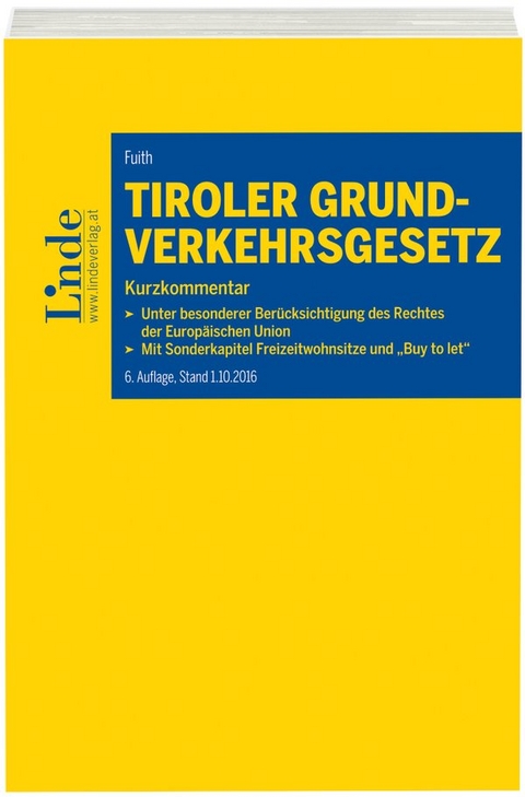 Tiroler Grundverkehrsgesetz - Axel Fuith