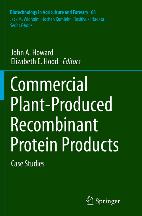 Commercial Plant-Produced Recombinant Protein Products - 