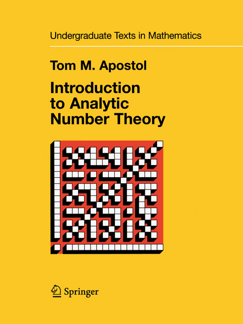 Introduction to Analytic Number Theory - Tom M. Apostol