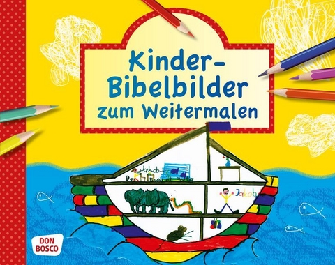 Kinderbibelbilder zum Weitermalen