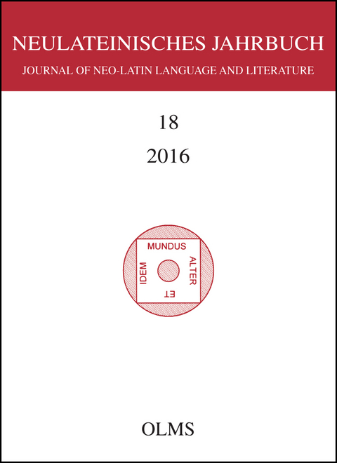 Neulateinisches Jahrbuch. Journal of Neo-Latin Language and Literature - 